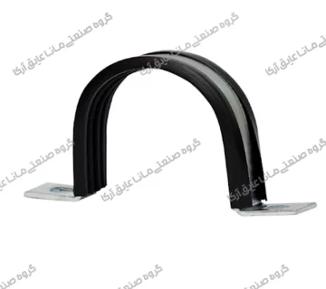 U بست گالوانیزه روکشدار