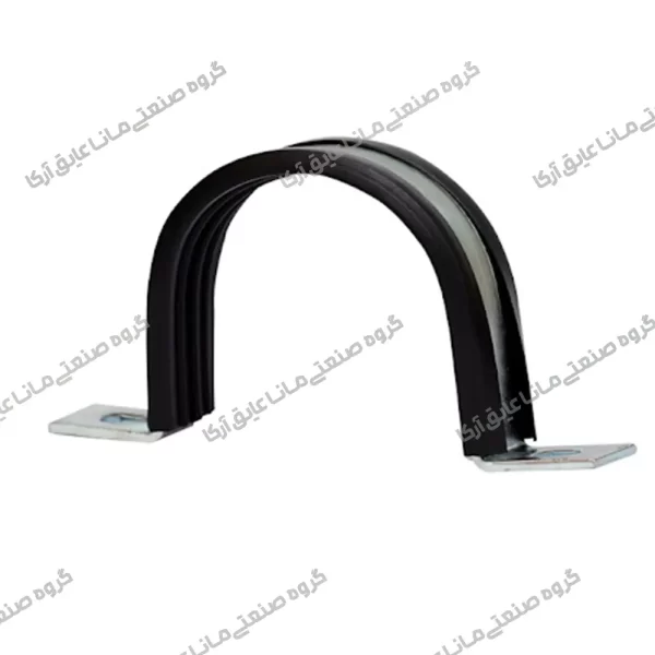 U بست گالوانیزه روکشدار