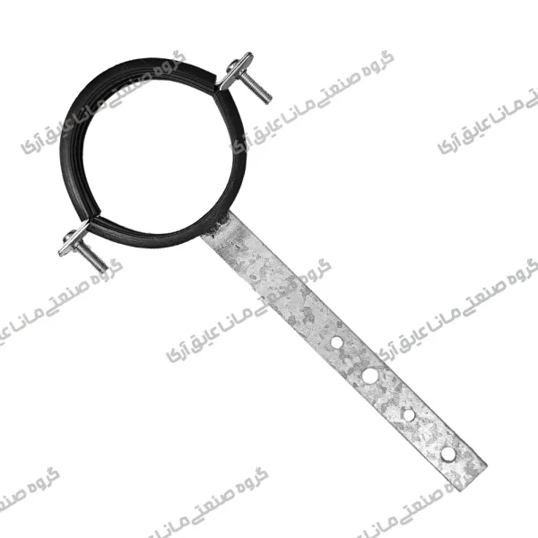 بست گالوانیزه روکشدار تی چهار سوراخ