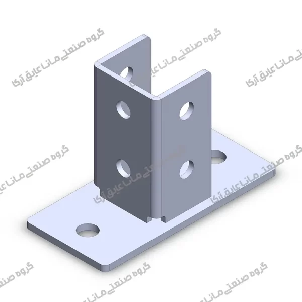 پایه پروفیل دو سوراخ