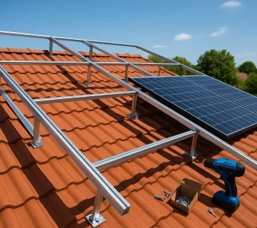 آموزش نصب گام‌به‌گام استراکچر خورشیدی خانگی