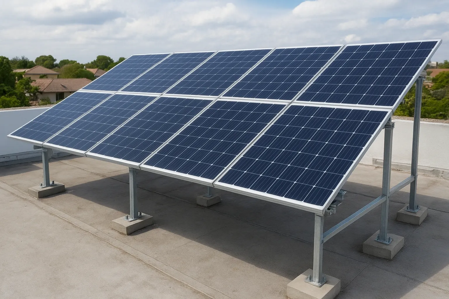 بررسی خطاهای رایج نصب استراکچر پنل خورشیدی