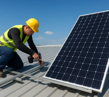 راهنمای نصب سریع و ایمن استراکچر پنل خورشیدی