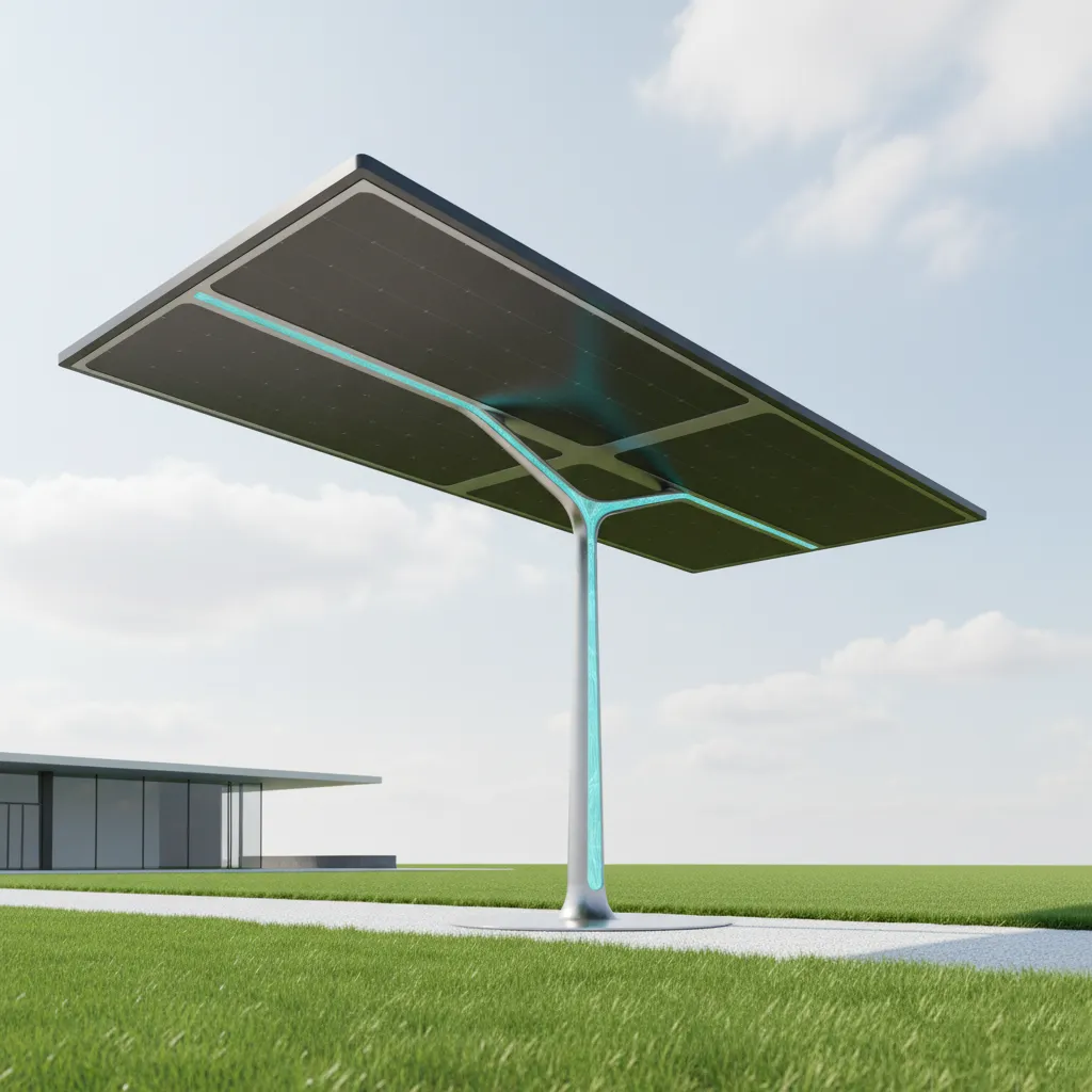 متریال جدید استراکچر پنل خورشیدی در سال ۲۰۲۵