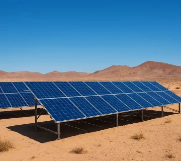 طراحی استراکچر خورشیدی مناسب مناطق کویری ایران