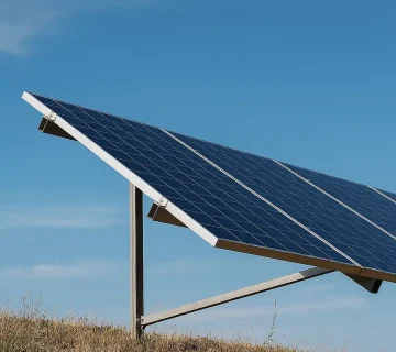 تأثیر زاویه استراکچر بر بازدهی پنل‌های خورشیدی