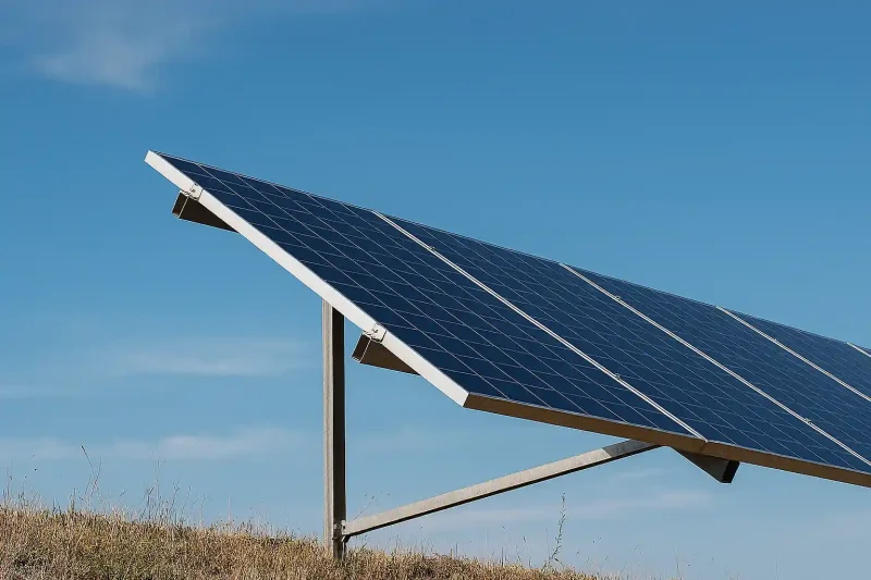 تأثیر زاویه استراکچر بر بازدهی پنل‌های خورشیدی