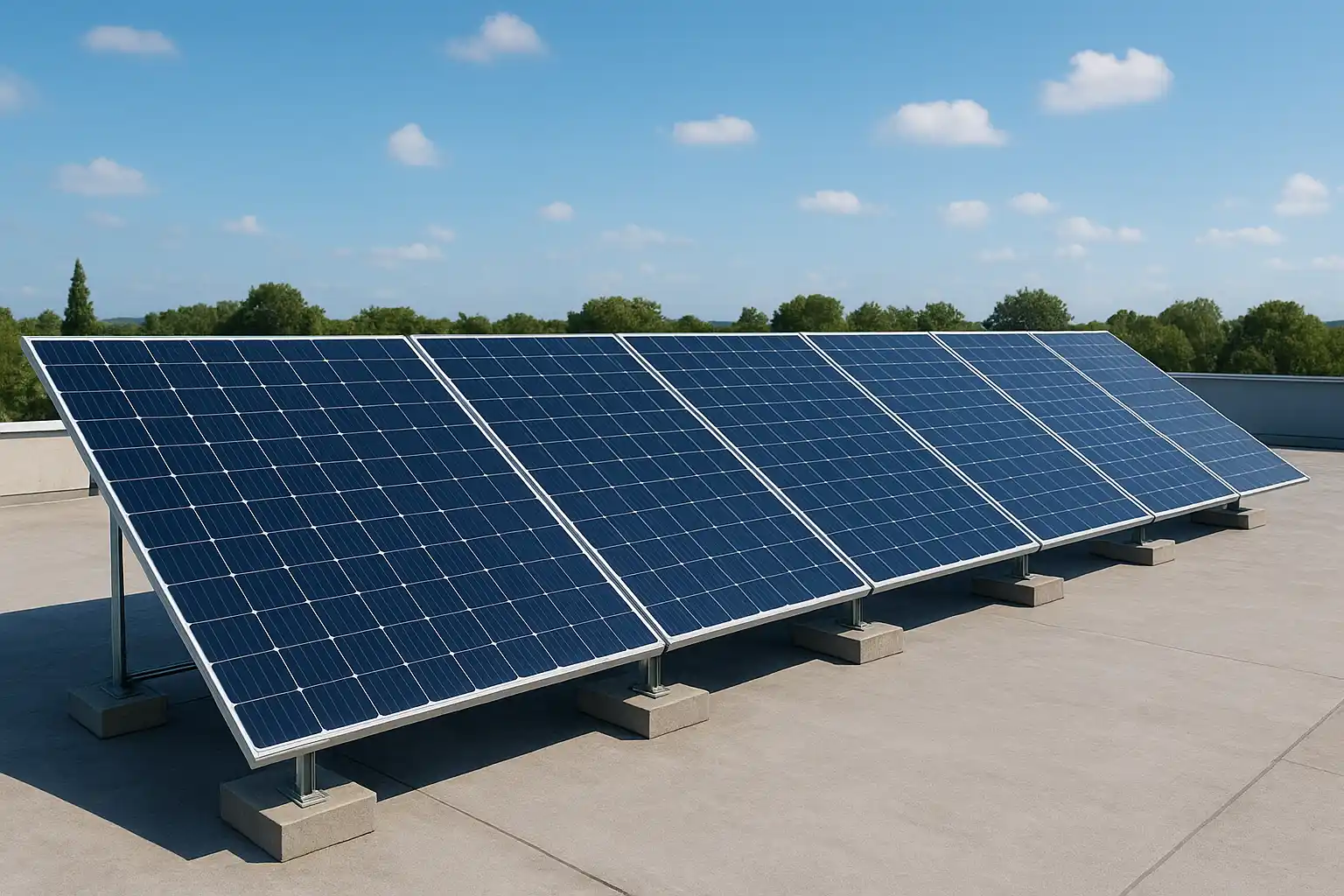 صفحه نصب افقی پنل خورشیدی؛ مزایا و کاربرد