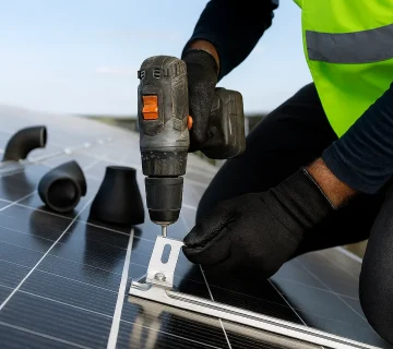 آموزش نصب سوپر فیکس در پروژه‌های خورشیدی بزرگ