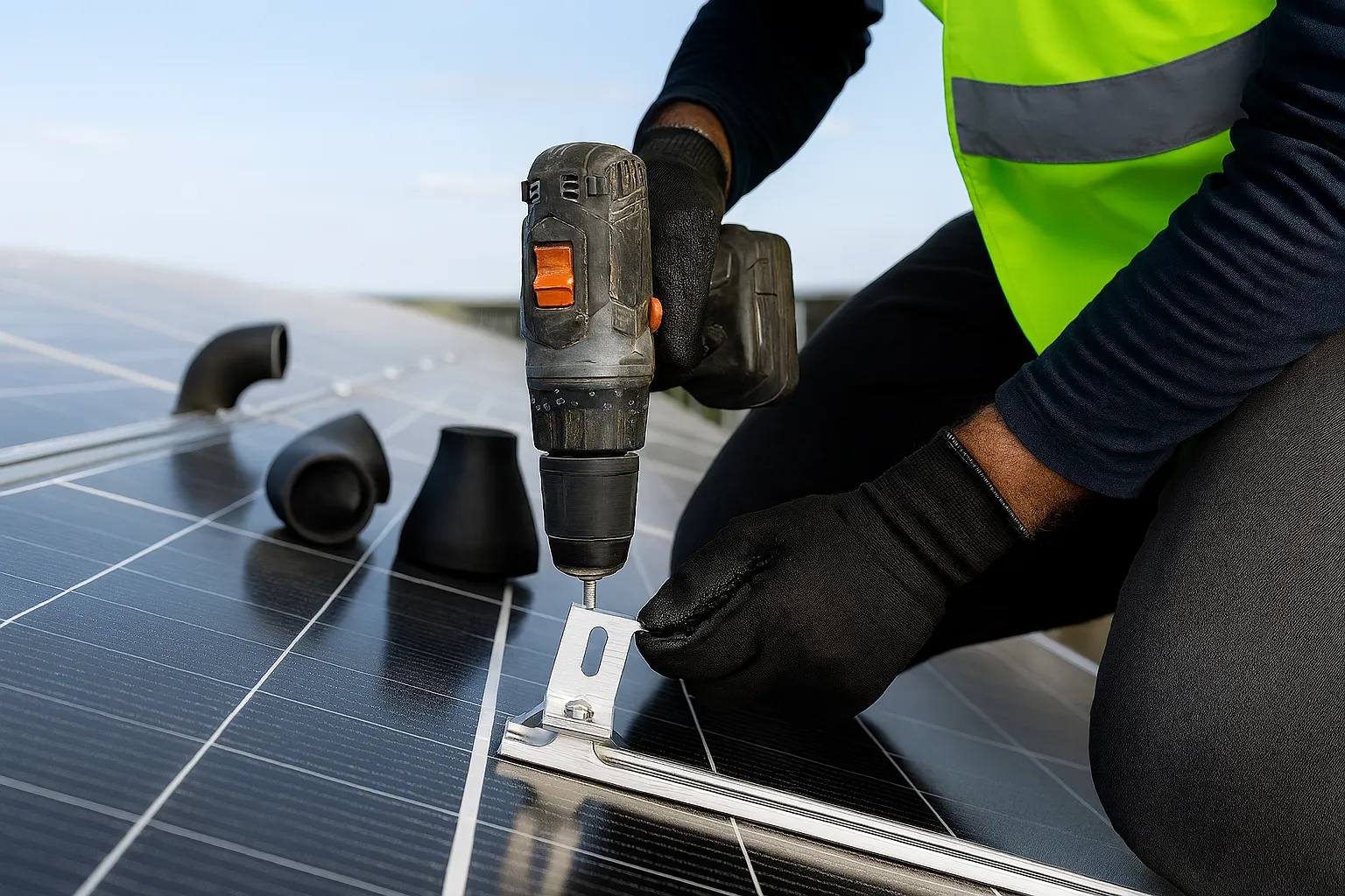 آموزش نصب سوپر فیکس در پروژههای خورشیدی بزرگ