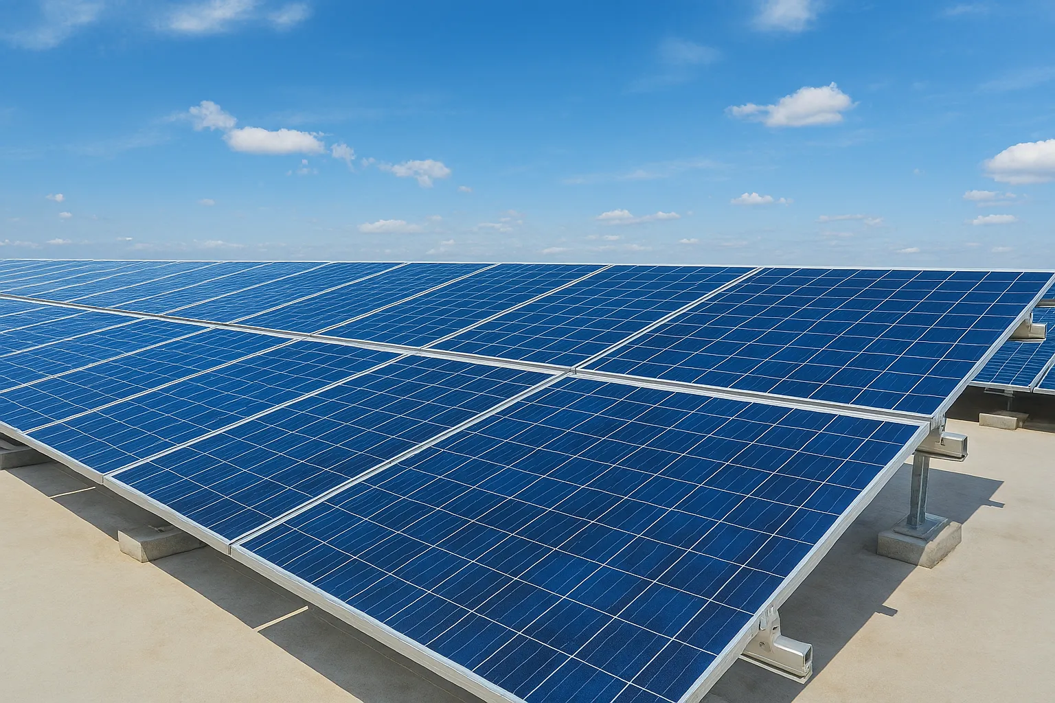 نصب پنل خورشیدی روی صفحات افقی؛ نکات اجرایی