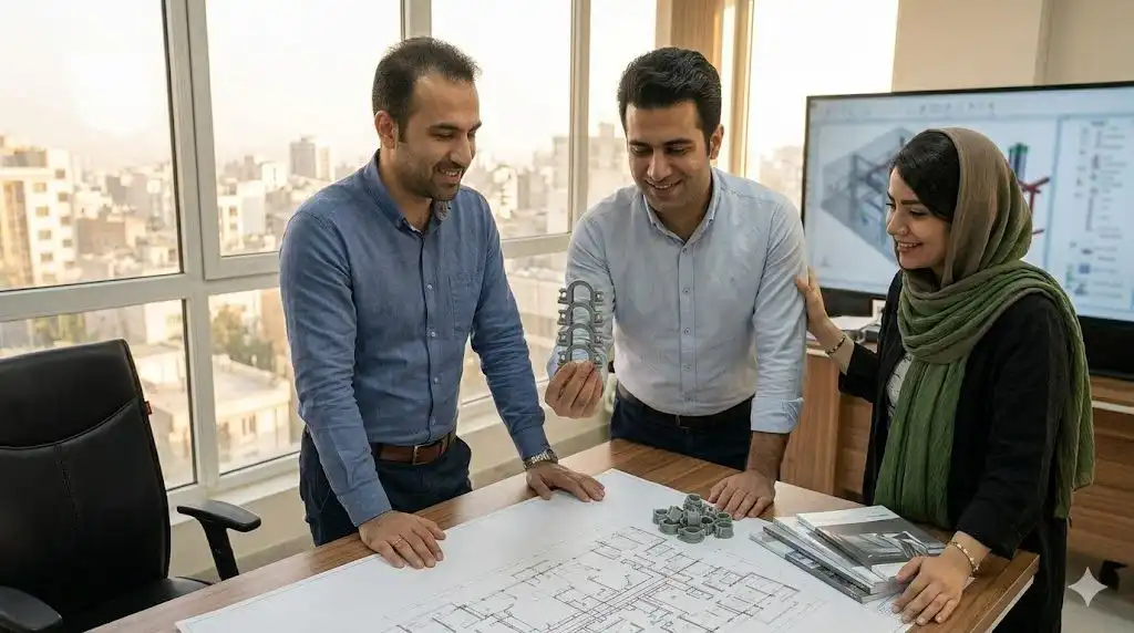 مدلسازی سه بعدی سیستم ساپورتینگ تأسیسات با پروفیل سوپر فیکس در محیط نرمافزار BIM