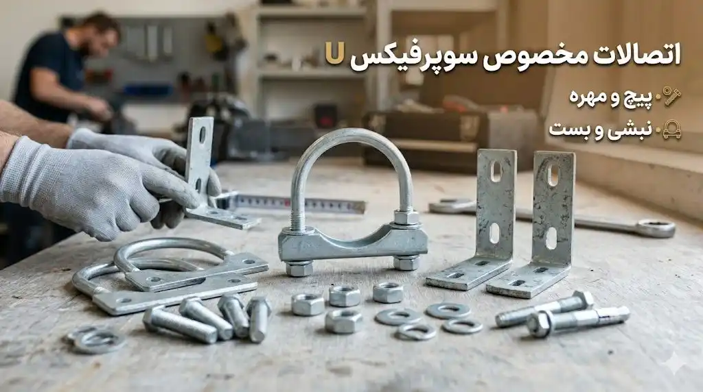 راهنمای جامع اتصالات سوپر فیکس U: استانداردها، کاربردها و نکات فنی نصب