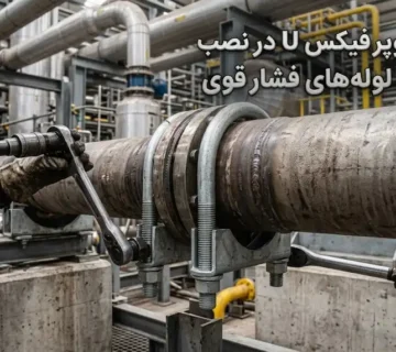 کاربرد سوپر فیکس U در نصب ساپورت لوله‌های فشار قوی؛ راهنمای کامل انتخاب و اجرا