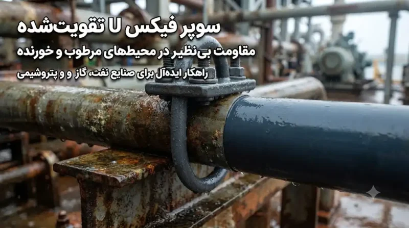 سوپر فیکس U تقویت‌شده برای استفاده در محیط‌های مرطوب و خورنده