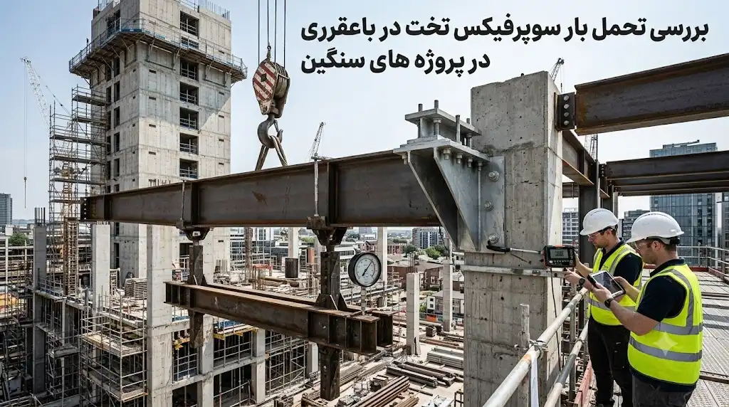 بررسی تحمل بار سوپر فیکس تخت در پروژه‌های سنگین ساختمانی و صنعتی
