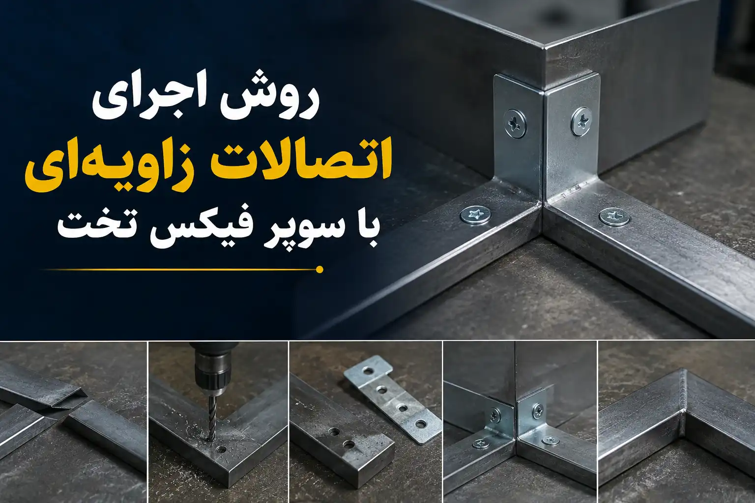 روش اجرای اتصالات زاویه‌ای با سوپرفیکس تخت؛طراحی، نصب و اجرای اصولی