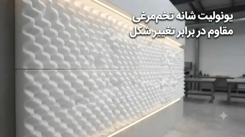 یونولیت شانه تخم‌مرغی مقاوم در برابر تغییر شکل؛ ویژگی‌ها، کاربردها و مزایای فنی