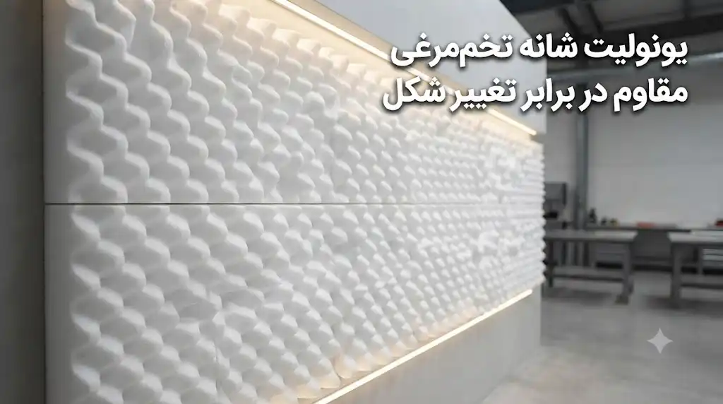یونولیت شانه تخم‌مرغی مقاوم در برابر تغییر شکل؛ ویژگی‌ها، کاربردها و مزایای فنی